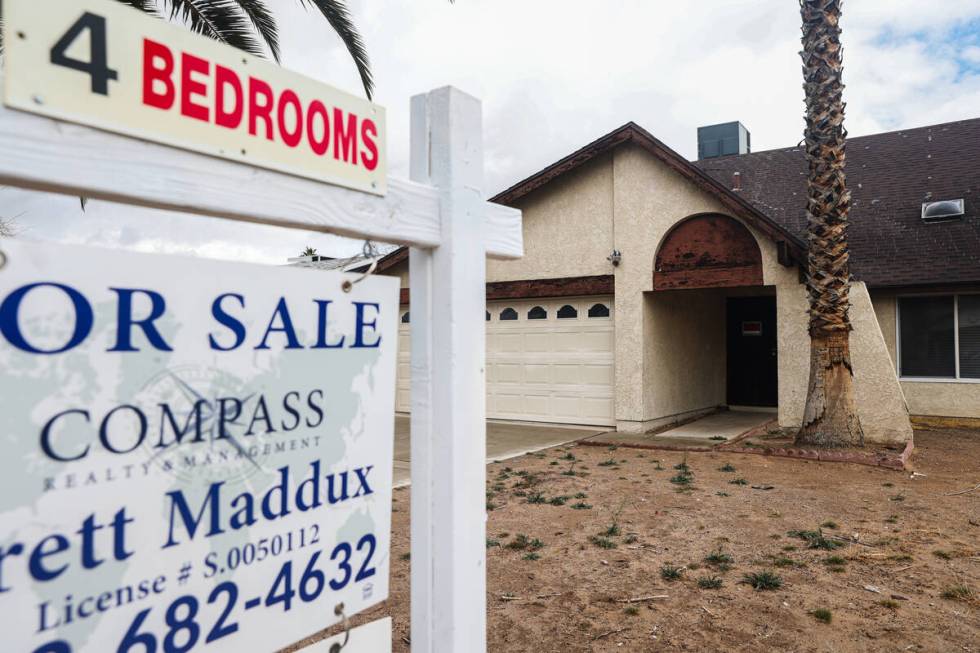 A property that Compass Realty acquired in probate court after the owners died in Las Vegas, Tu ...