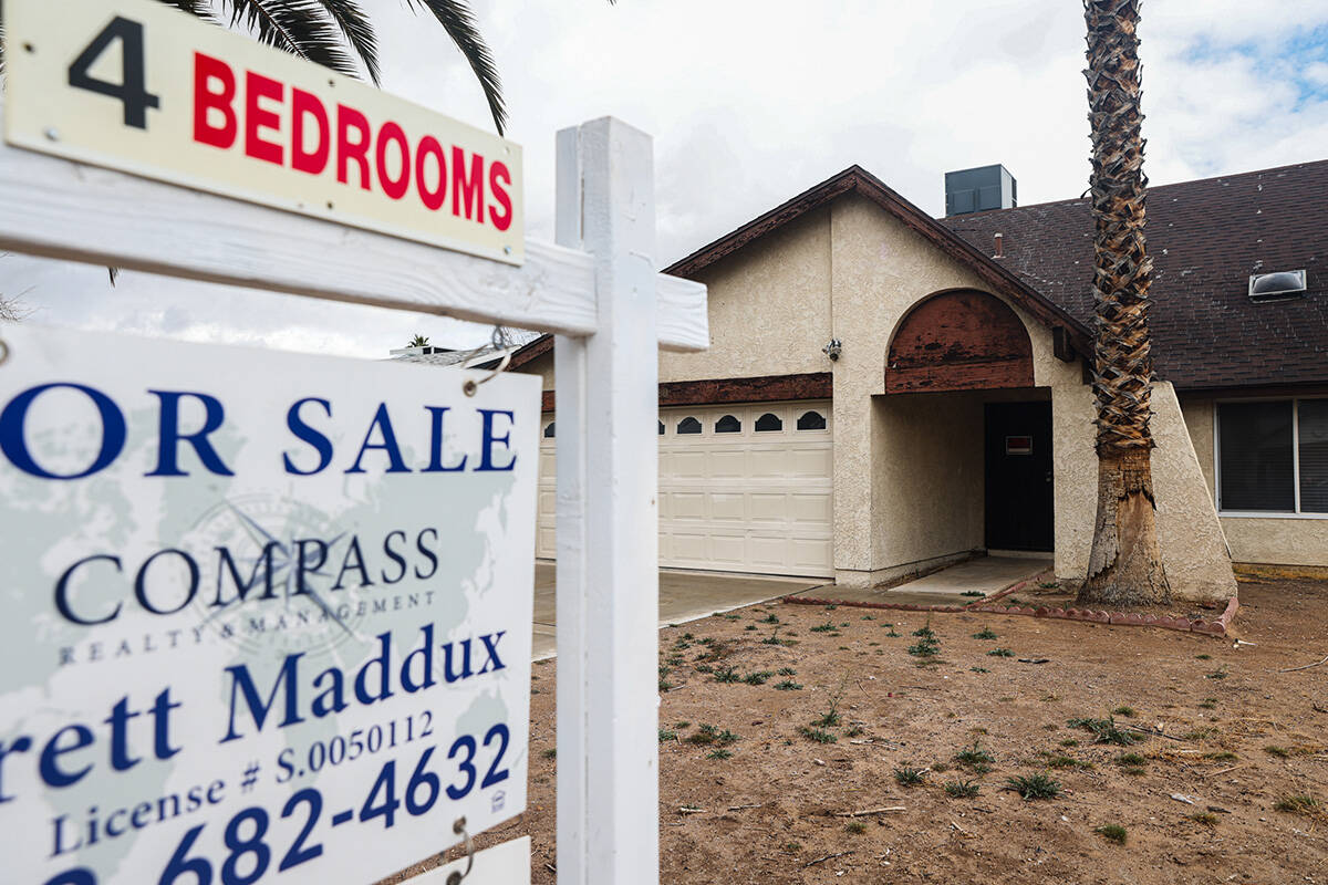 A property that Compass Realty acquired in probate court after the owners died in Las Vegas, Tu ...