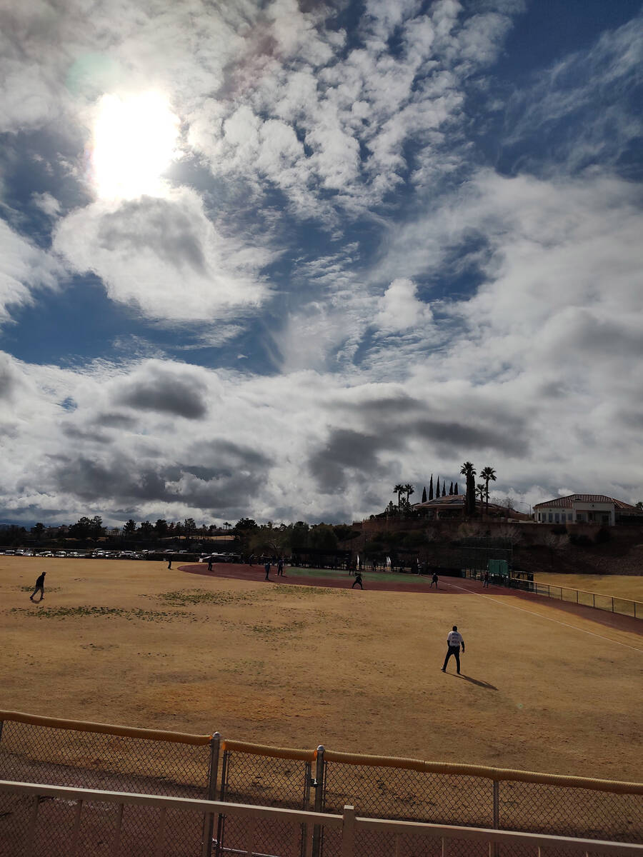 After a few days being idled because of the wet weather, softball players in Sun City Summerlin ...