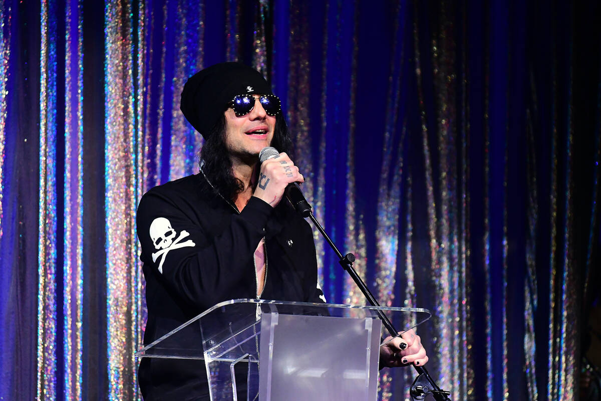Planet Hollywood headlining magician Criss Angel is shown at the “Vegas Rocks! Magazine Music ...