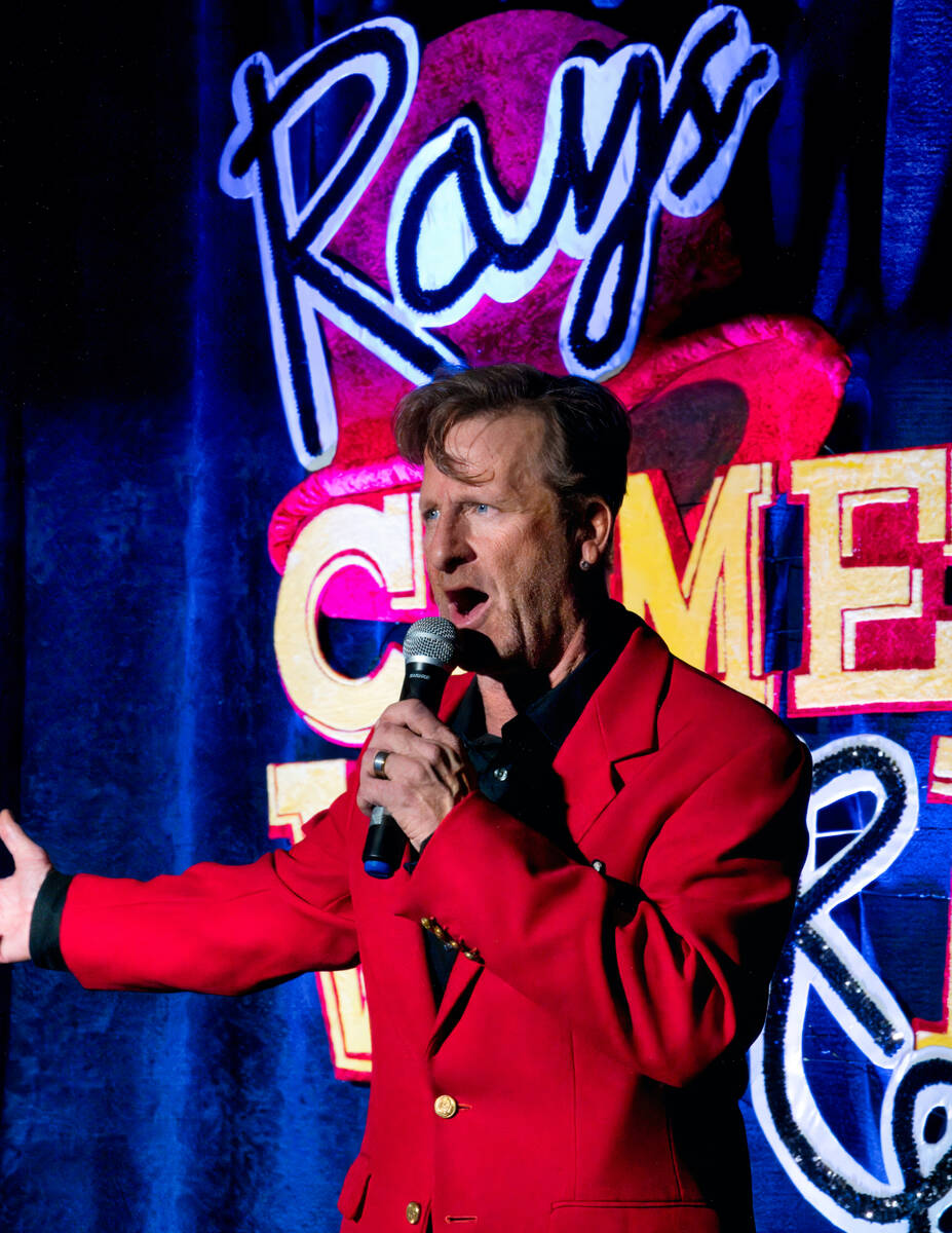 Comic host Joe Trammel is shown at the opening of Ray's Comedy World entertainment venue on Mon ...