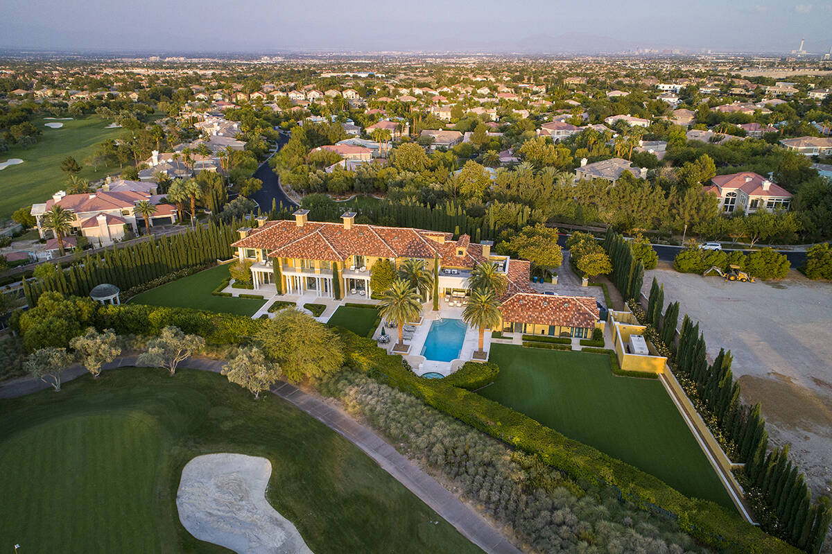 Steve Wynn’s former Summerlin mansion back on market