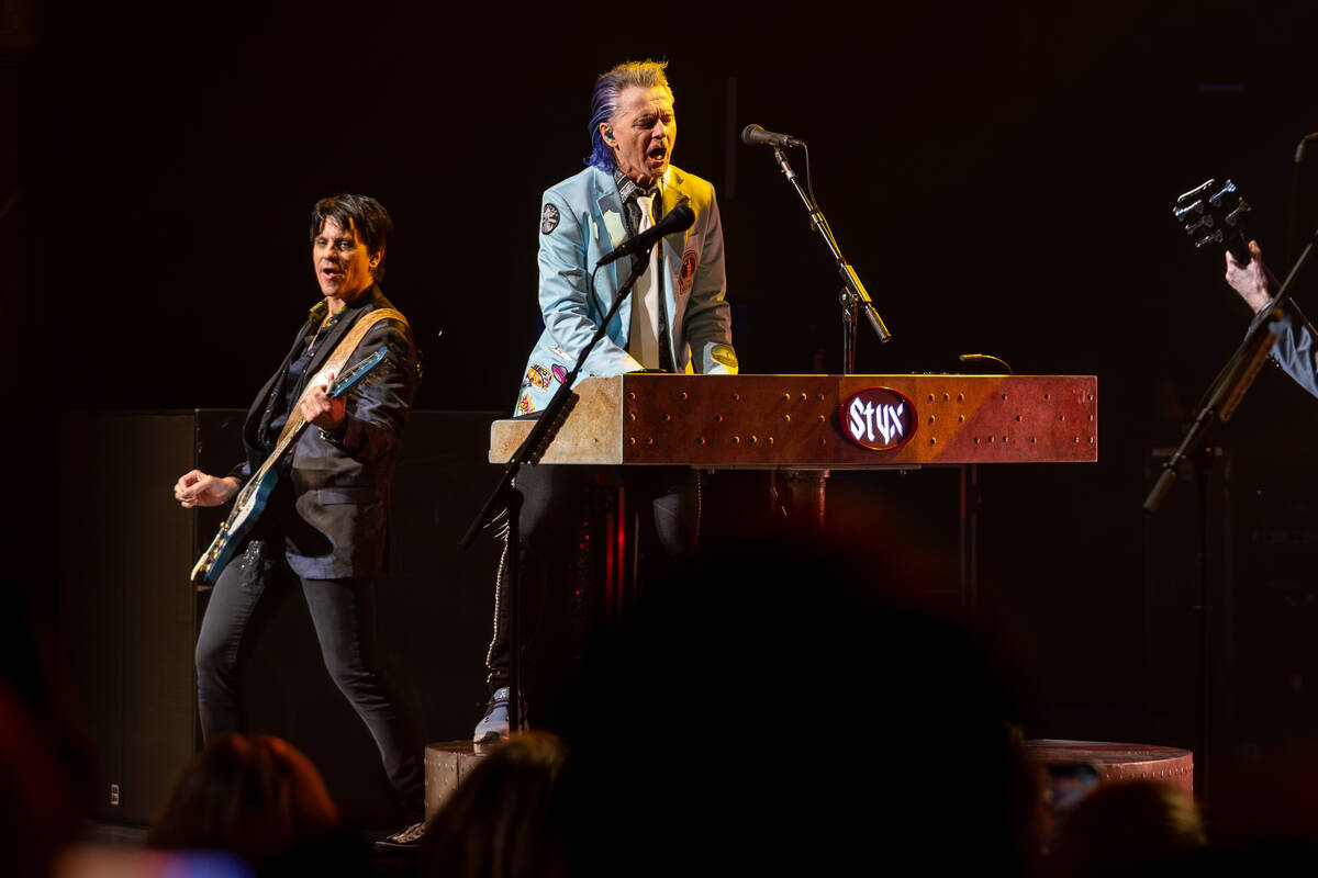 Styx makes Las Vegas Strip return a Liberace moment Kats Entertainment Entertainment Columns