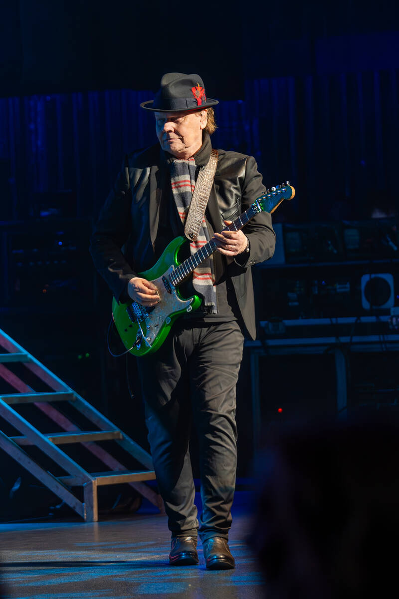 James "J.Y." Young of Styx is shown at the band's return to The Venetian Theatre on Friday, Jan ...