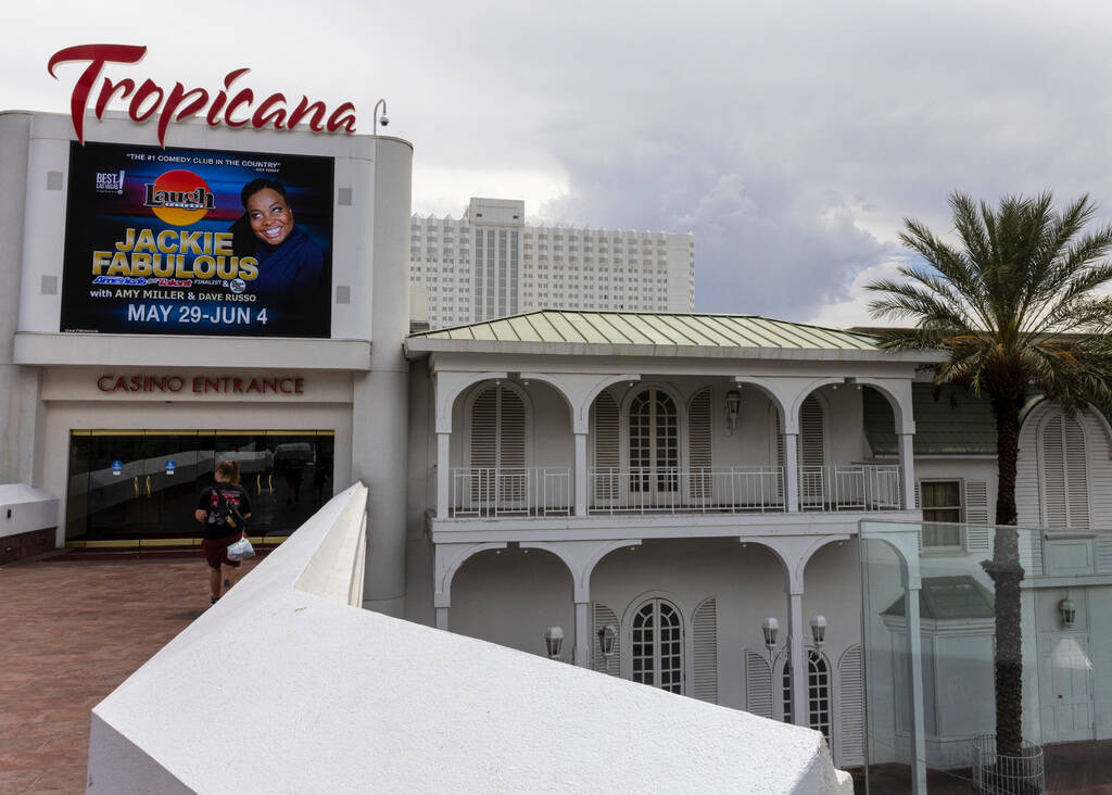 The Tropicana hotel-casino site, where the Oakland Athletics are planning to build a new ballpa ...
