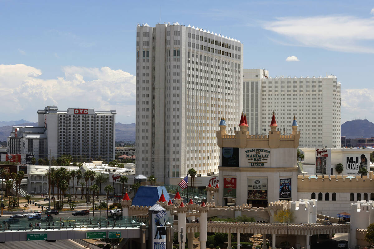 The Tropicana hotel-casino site, where the Oakland Athletics are planning to build a new ballpa ...