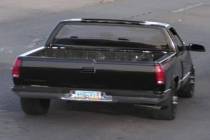 A 1992 GMC Sierra single cab pickup truck with Nevada license plate 958Y18 is suspected in a fa ...