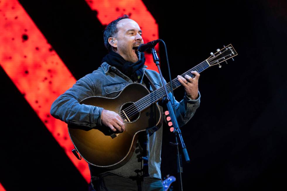 Dave Matthews of Dave Matthews Band performs at the Innings Festival on Sunday, March 19, 2023, ...