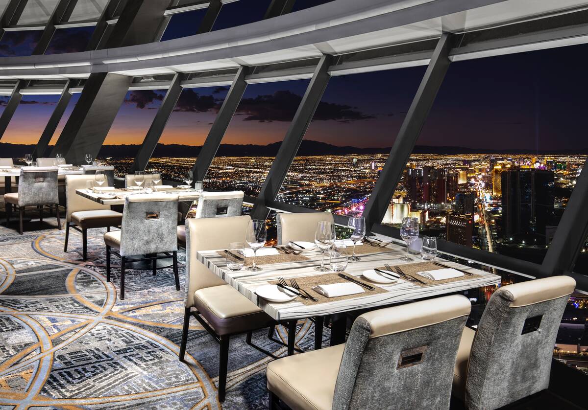 Top of the World restaurant in The Strat on the Las Vegas Strip. (Anthony Mair)