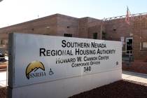 The Southern Nevada Regional Housing Authority's offices in Las Vegas, seen Wednesday, Jan. 31, ...
