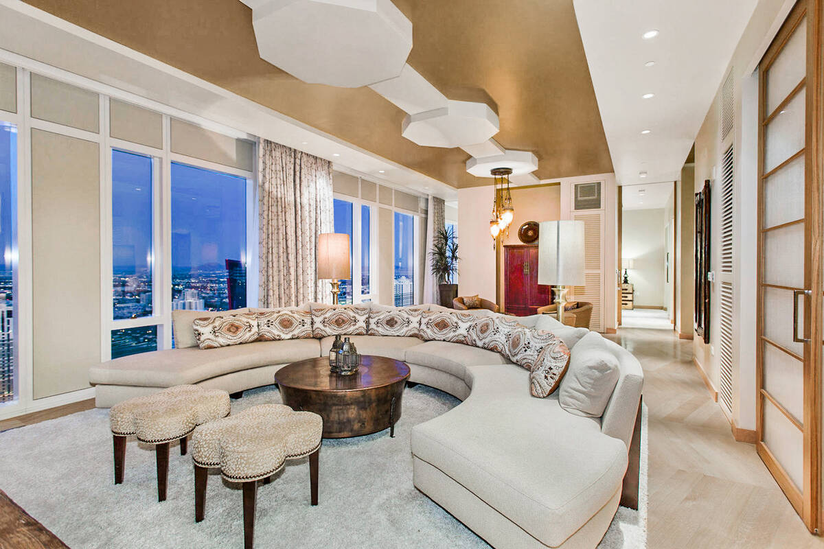 The $5 million Waldorf Astoria high-rise condo measures 2,756 square feet. (Coldwell Banker Pre ...