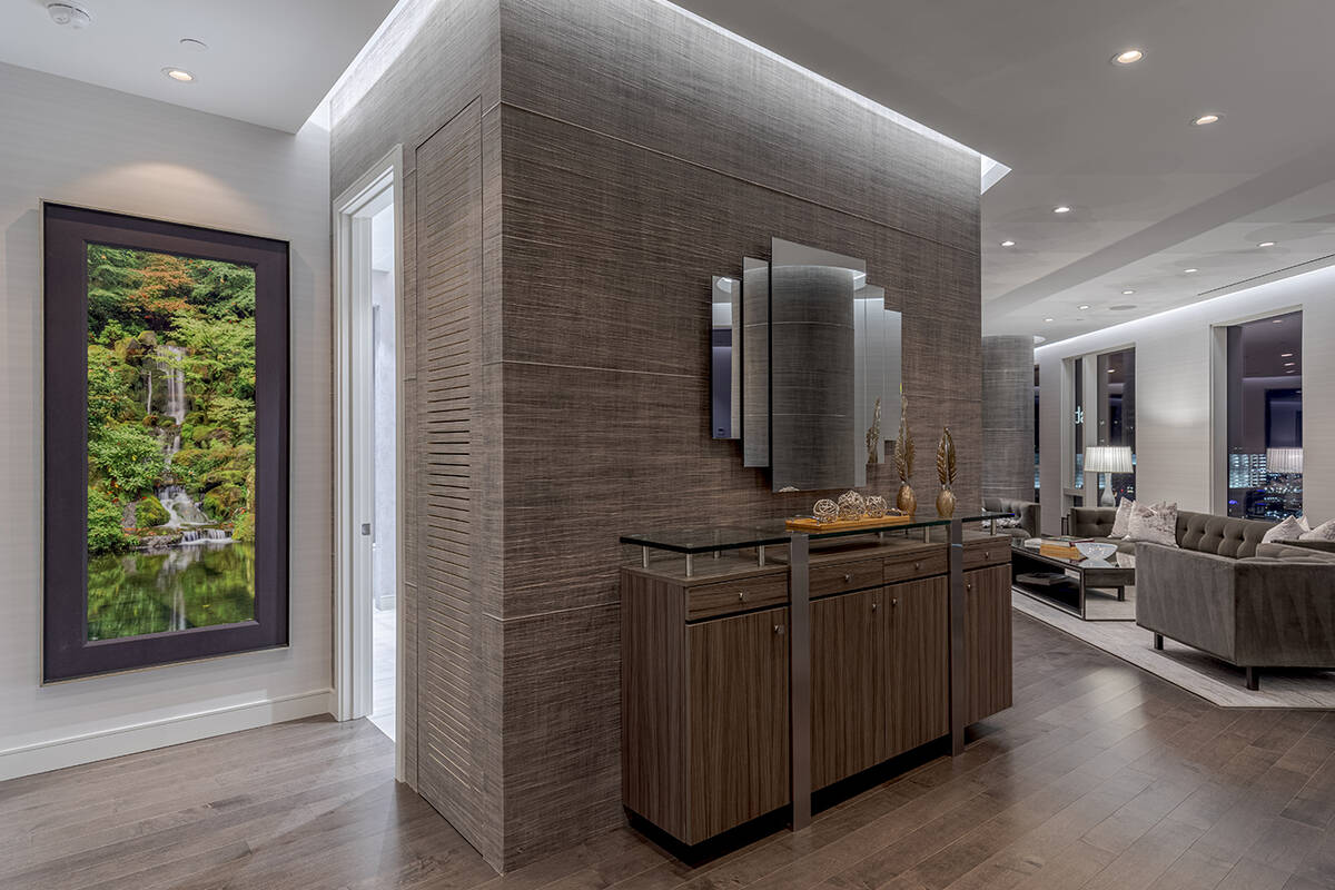 This $9.5 million Waldorf Astoria penthouse closed in early January. (BHHS)