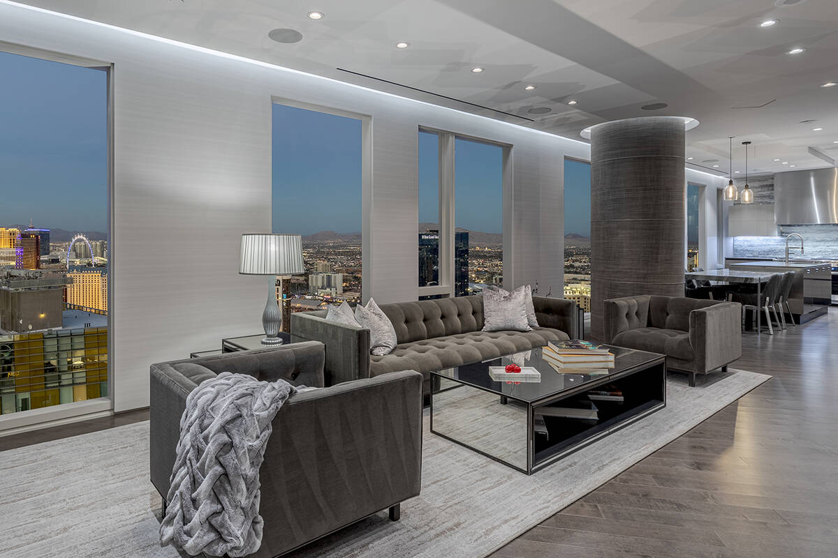 The Waldorf Astoria $9.5 million penthouse is on the 43rd floor. (BHHS)
