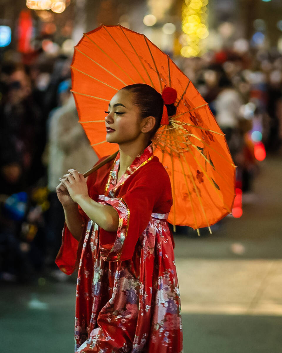 Downtown Summerlin Featuring fan dancers, an oversized dragon, percussionists and the traditio ...