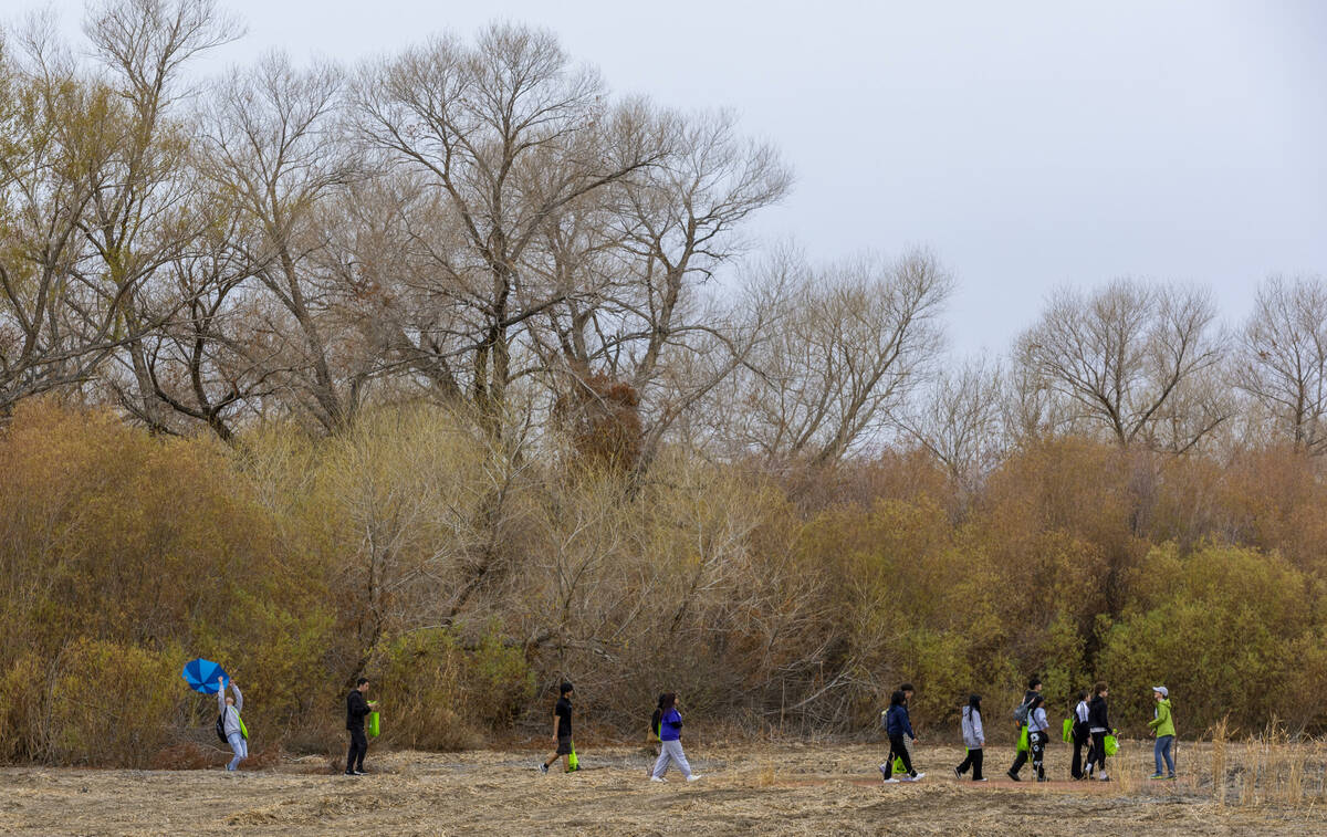 Students from Durango, Valley and Advanced Technologies Academy high schools take a tour of the ...