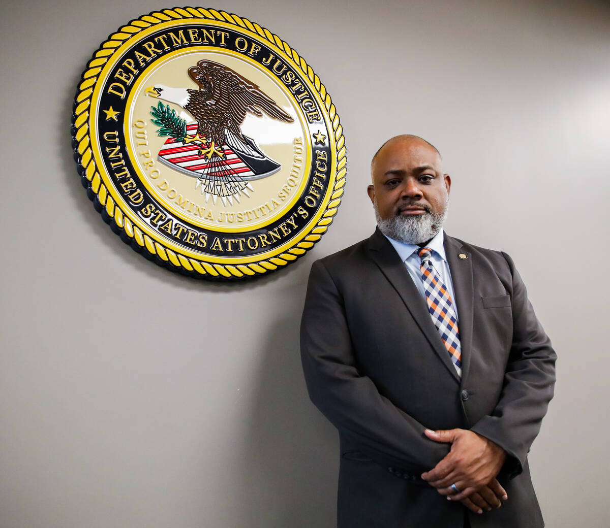 U.S. Attorney Jason Frierson, the first African-American U.S. Attorney for Nevada, as seen in h ...