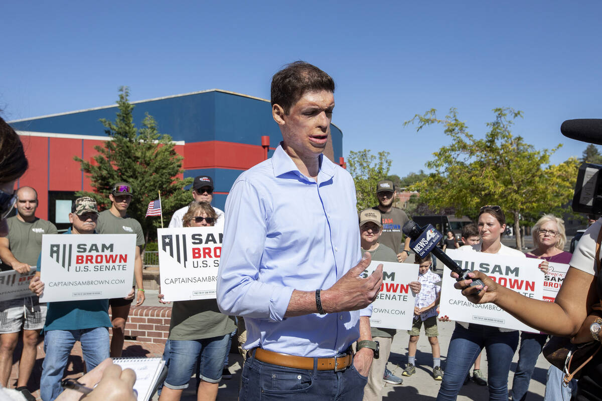 In the Republican primary field, Sam Brown, who has received the backing of Republican leaders ...