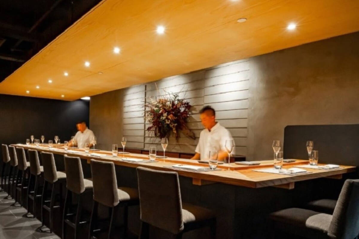 Ito, a 12-seat omakase restaurant, opened Feb. 1, 2024, atop the Fontainebleau tower on the Las ...
