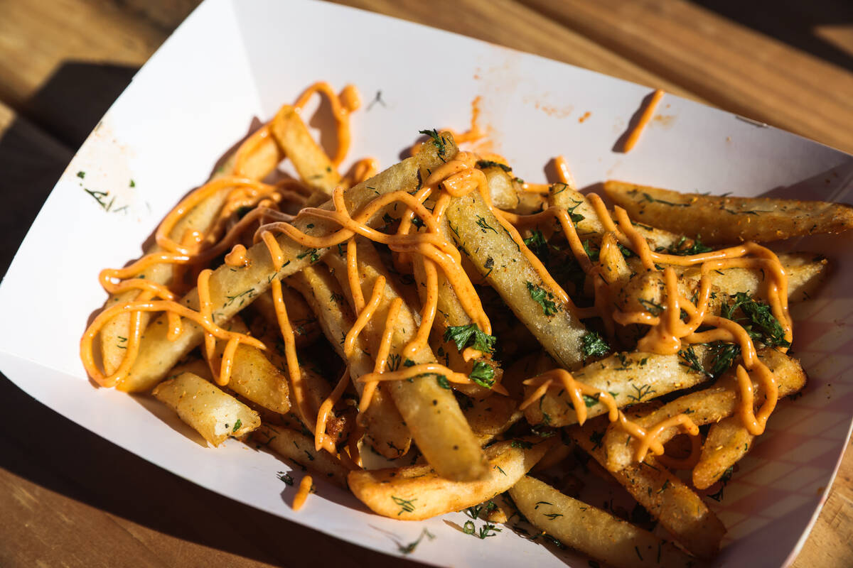 Garlic herb fries from local restaurant Forte European Tapas Bar & Bistro at Guy’s F ...