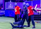Las Vegas Strip’s Blue Men cast a spell on Super Bowl event