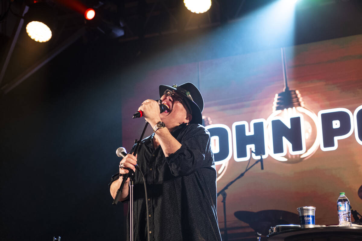 John Popper of Blues Traveler performs at Frooog’s Camp House on Hacienda, outside of the Lux ...