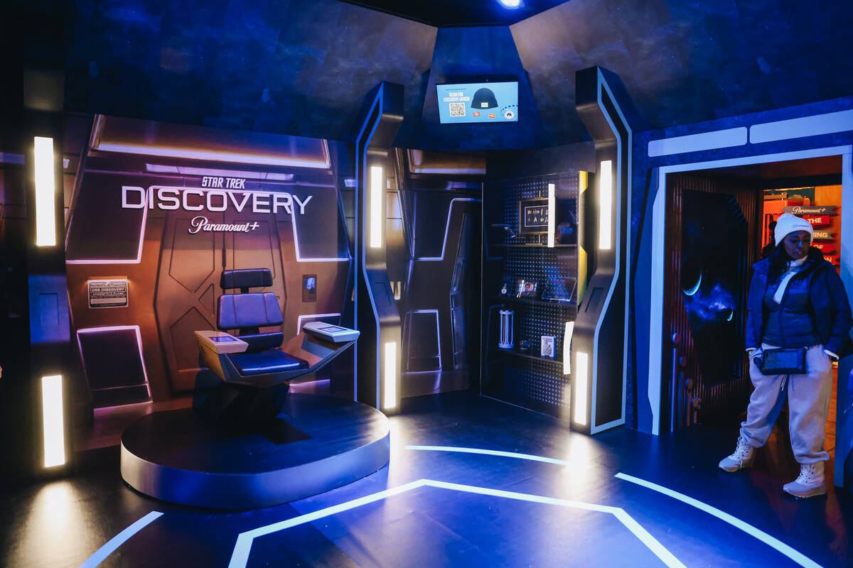 A Star Trek-themed room was spotted at the Paramount attraction across from The Mirage on Wednesday ...