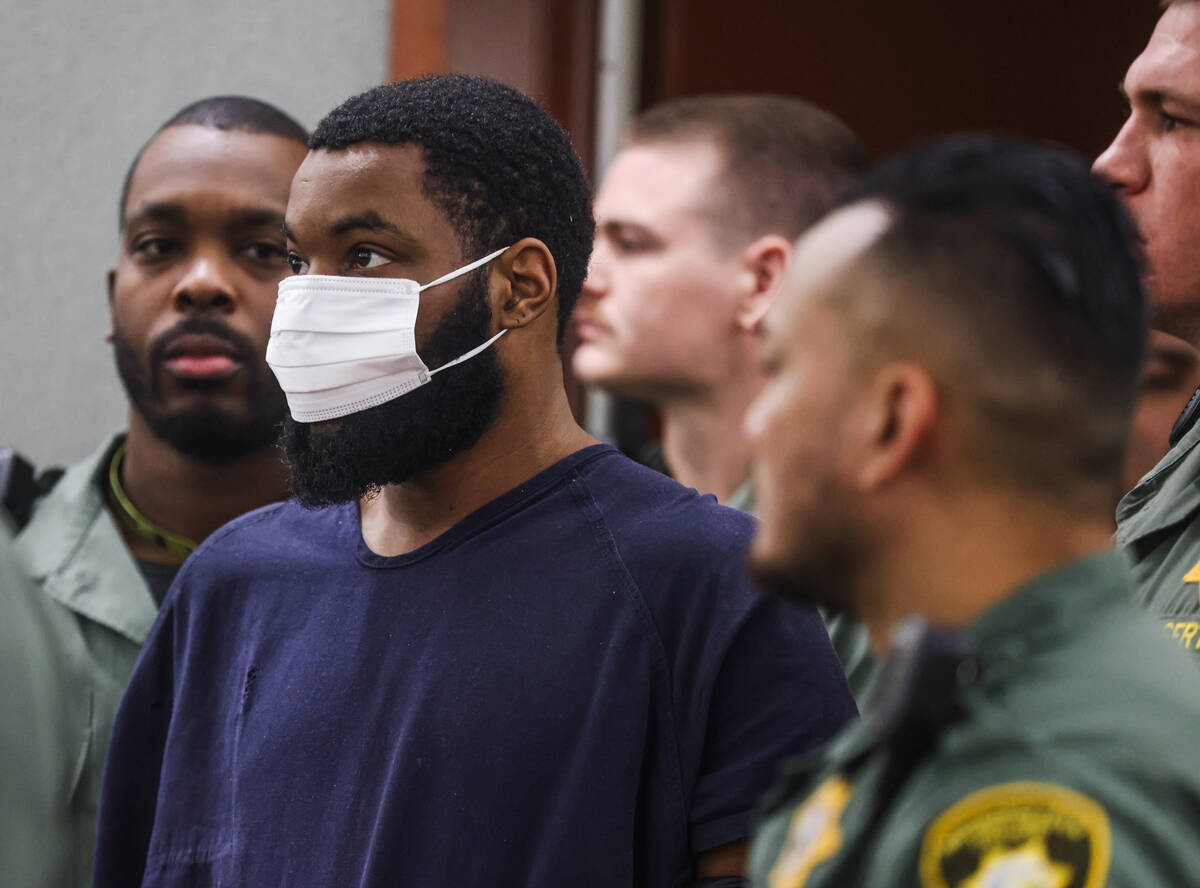 Deobra Redden, who is accused of attacking a Las Vegas judge, appears in court at the Regional ...