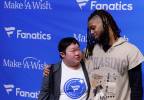 ‘The greatest feeling in the world’: NFL stars surprise Make-A-Wish kids