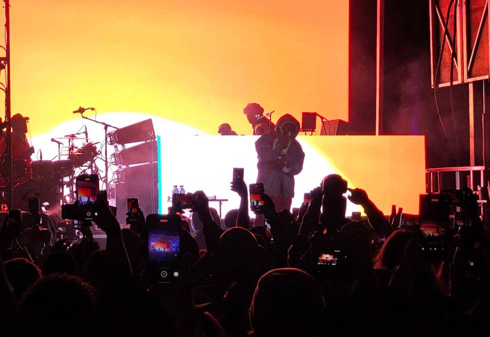 Lil Wayne at TopGolf on Saturday, Feb. 10, 2024. (Adam Hill/Las Vegas Review-Journal)
