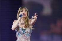 Taylor Swift performs as part of the "Eras Tour" at the Tokyo Dome, on Feb. 7, 2024, in Tokyo. ...