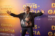 Rapper Lil Jon poses on the red carpet prior to the Ryan Garcia-Gervonta Davis boxing fight at ...