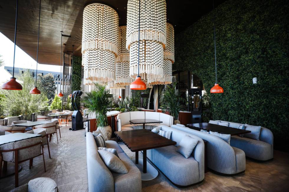 The terrace at Mijo Modern Mexican Restaurant at Durango Resort in southwest Las Vegas. (Rachel ...