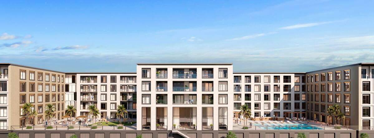 A rendering of the Flats Arts District apartment project that is set to bring more than 300 res ...