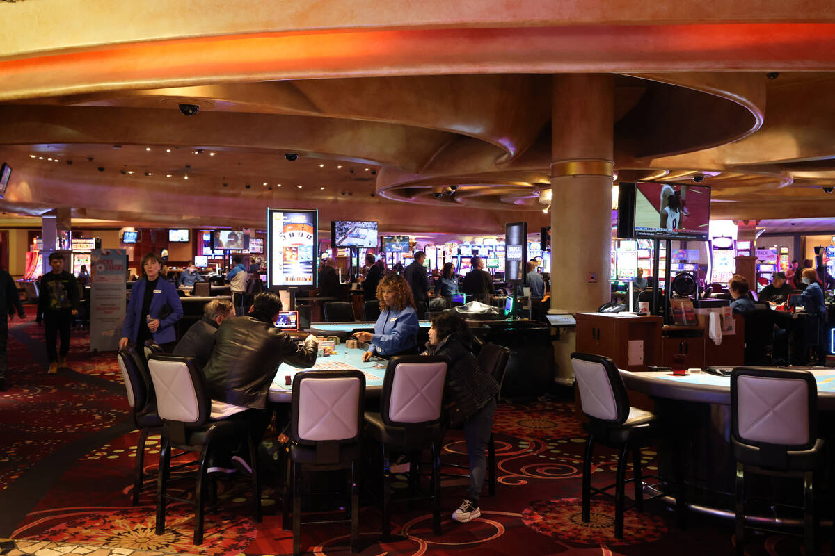 The casino floor at the Rio is shown in Las Vegas on Tuesday, Feb. 13, 2024. As part of ongoing ...