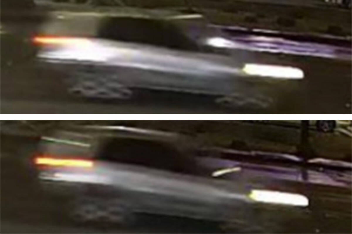 Police are seeking a gray or silver SUV in connection with a hit-and-run crash that occurred We ...