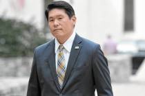FILE - U.S. Attorney Robert Hur arrives at U.S. District Court in Baltimore on Nov. 21, 2019. ( ...