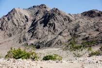 Frenchman Mountain in Las Vegas, Wednesday, Sept. 27, 2023. (Rachel Aston/Las Vegas Review-Jour ...