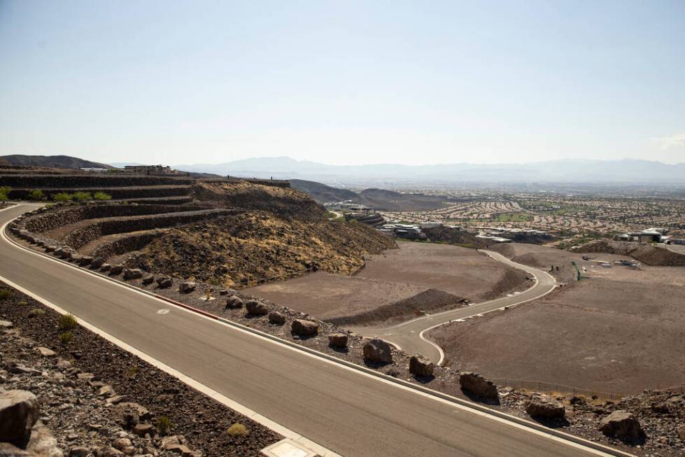 The Ascaya luxury community in Henderson, Thursday, July 1, 2021. (Erik Verduzco/Las Vegas Revi ...