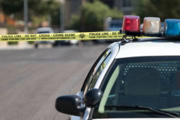 Las Vegas police are investigating an early Wednesday morning crash that left one person dead a ...