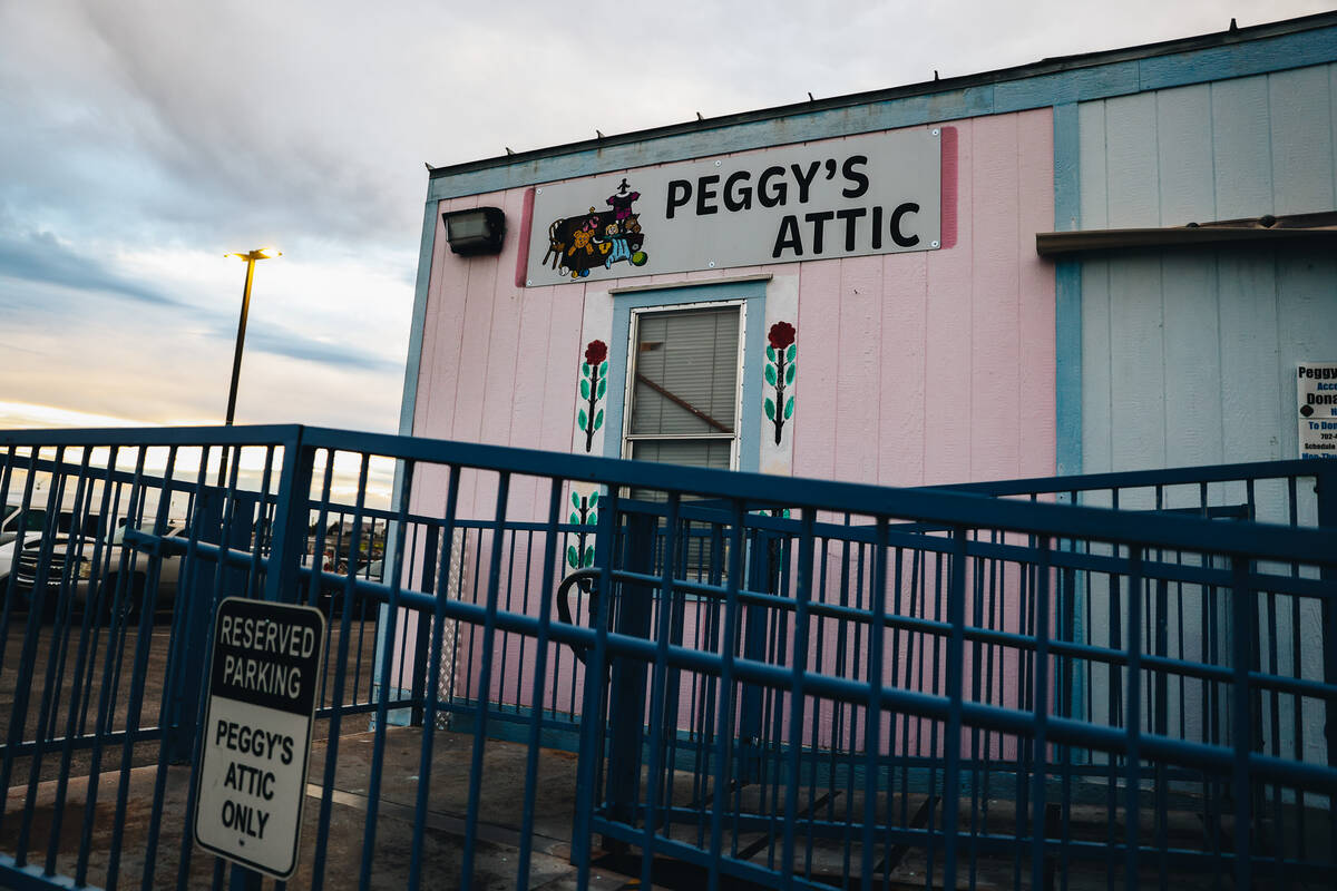 Peggy’s Attic on the Child Haven campus is seen on Wednesday, Jan. 31, 2024, in Las Vega ...