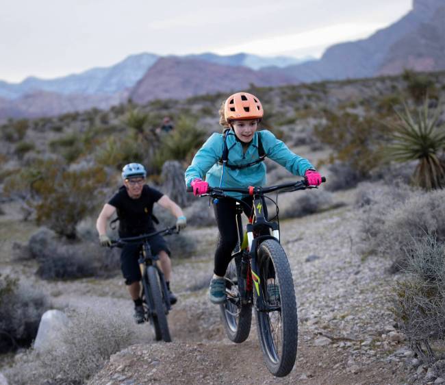 First generation BMX kids at Stone Bridge Park in Las Vegas. (Ellen Schmidt/Las Vegas Review-Jo ...