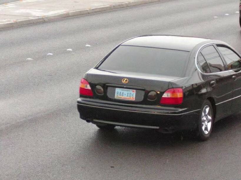 Michael Ford drives a 2000 Lexus Sedan with the license plate “844X06,” the Metropolitan Po ...