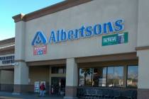 Shoppers visit the Albertsons grocery store at 1650 N. Buffalo Drive in Las Vegas, Friday, Jan. ...