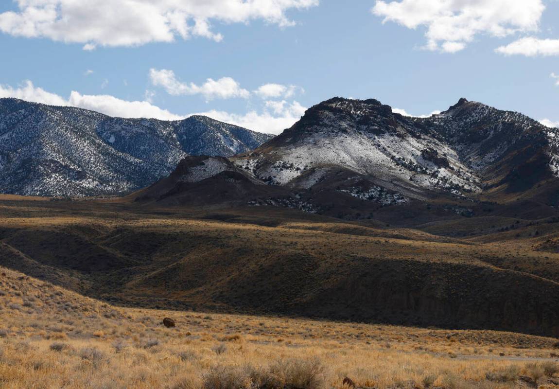 The Rhyolite Ridge lithium-boron mine project site is seen on Feb. 22, 2024, in Esmeralda Count ...
