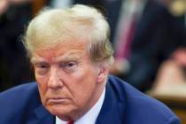 FILE - Former President Donald Trump attends the closing arguments in the Trump Organization ci ...