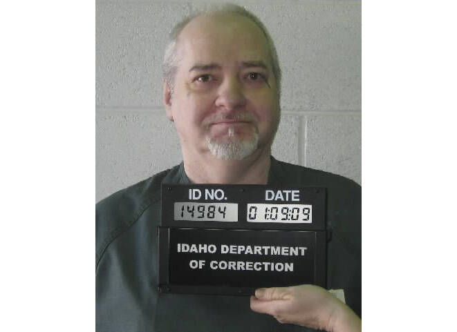 This image provided by the Idaho Department of Correction shows Thomas Eugene Creech on Jan. 9, ...