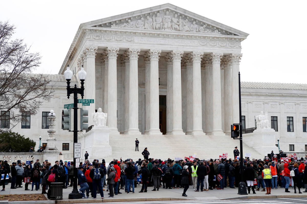 United States Supreme Court in Washington, D.C. (The Associated Press)