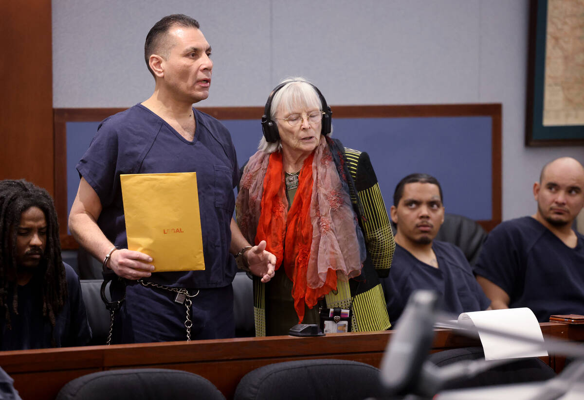 Ali Brandy Aponte speaks through an interpreter in court during his sentencing at the Regional ...