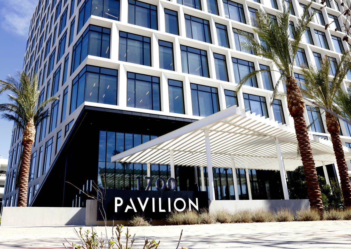 1700 Pavilion, a ten-story office building, pictured in downtown Summerlin, on Tuesday, March 5 ...