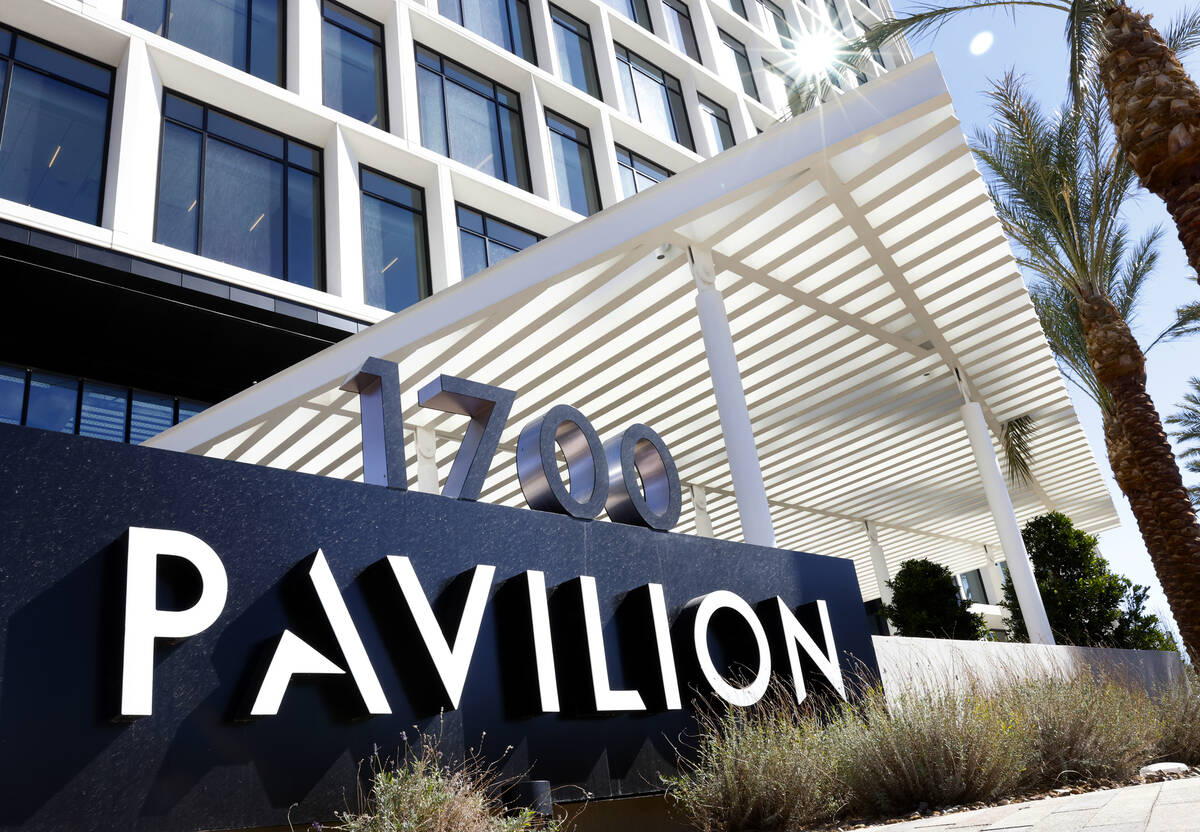 1700 Pavilion, a ten-story office building, pictured in downtown Summerlin, on Tuesday, March 5 ...